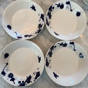 Royal Doulton Pacific White and Blue Pasta Bowl (Set of 4)